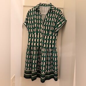 New without tags, never worn, slimming dress.